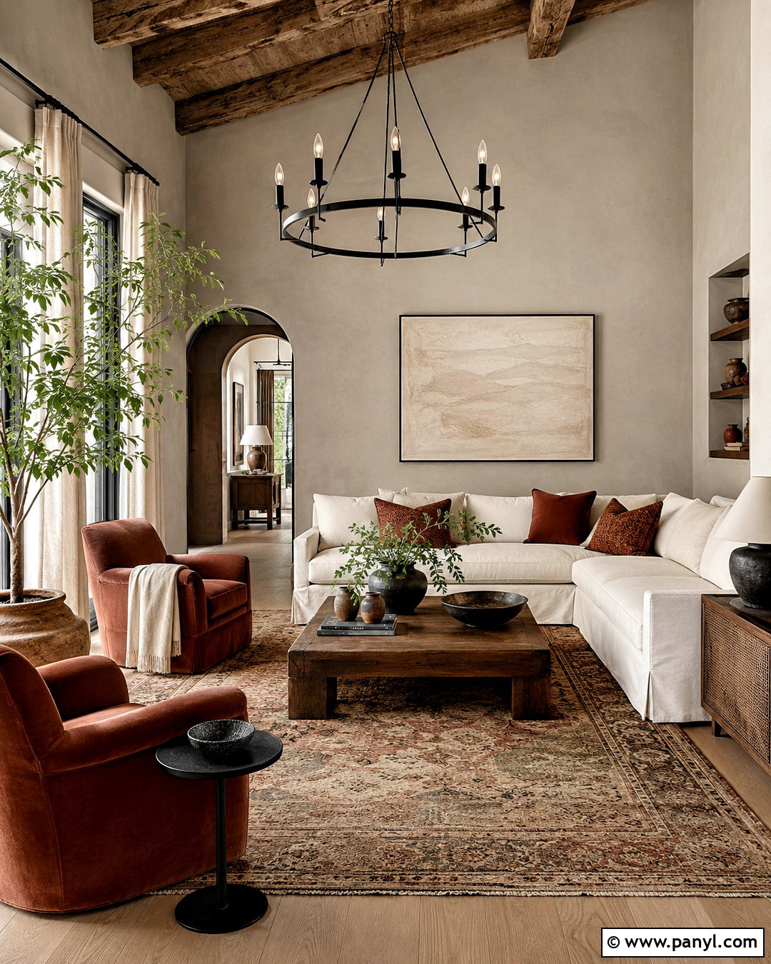 Greige Walls With Terracotta Accents - 40 greige walls