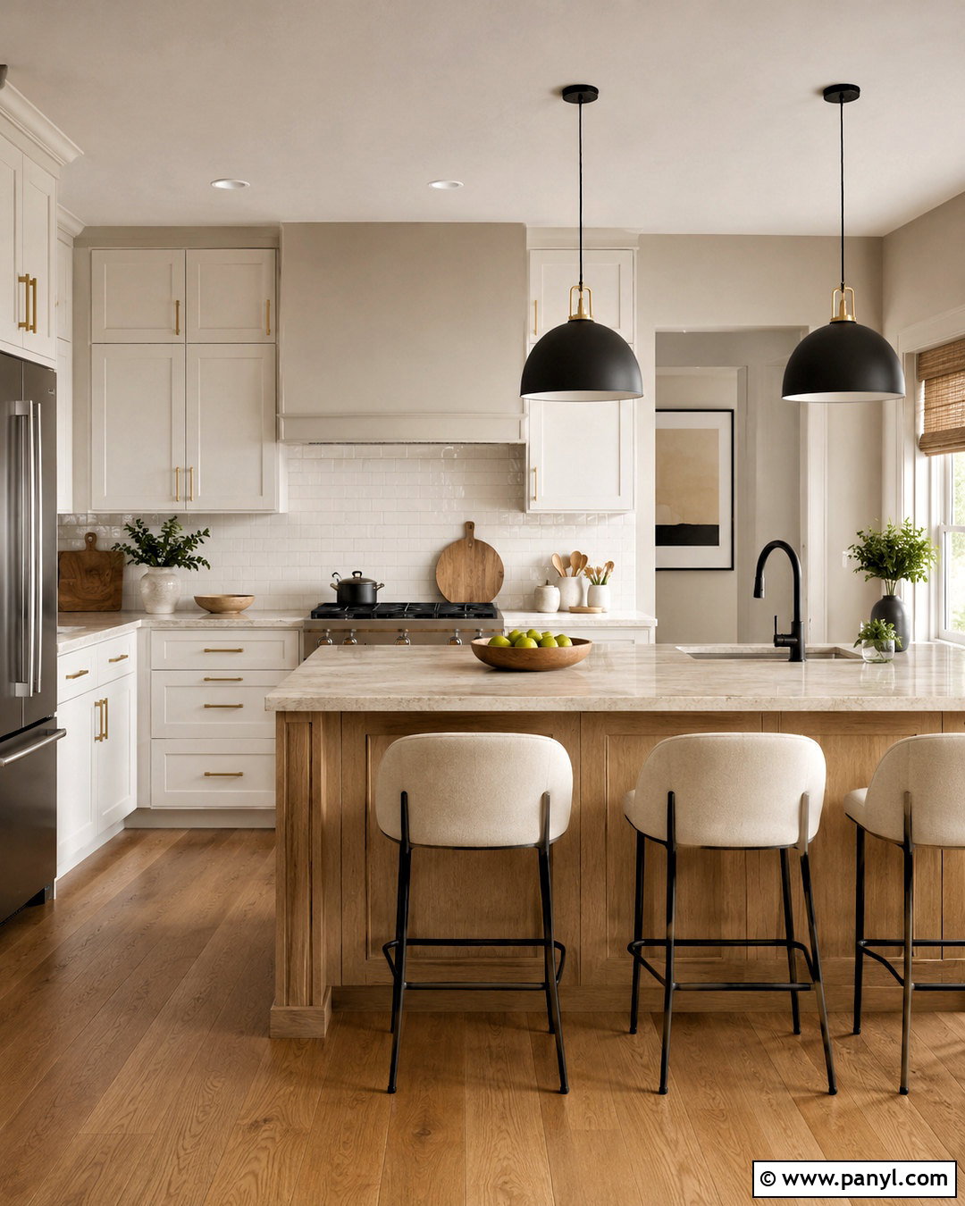 Greige Walls With White Kitchen Cabinets - 40 greige walls