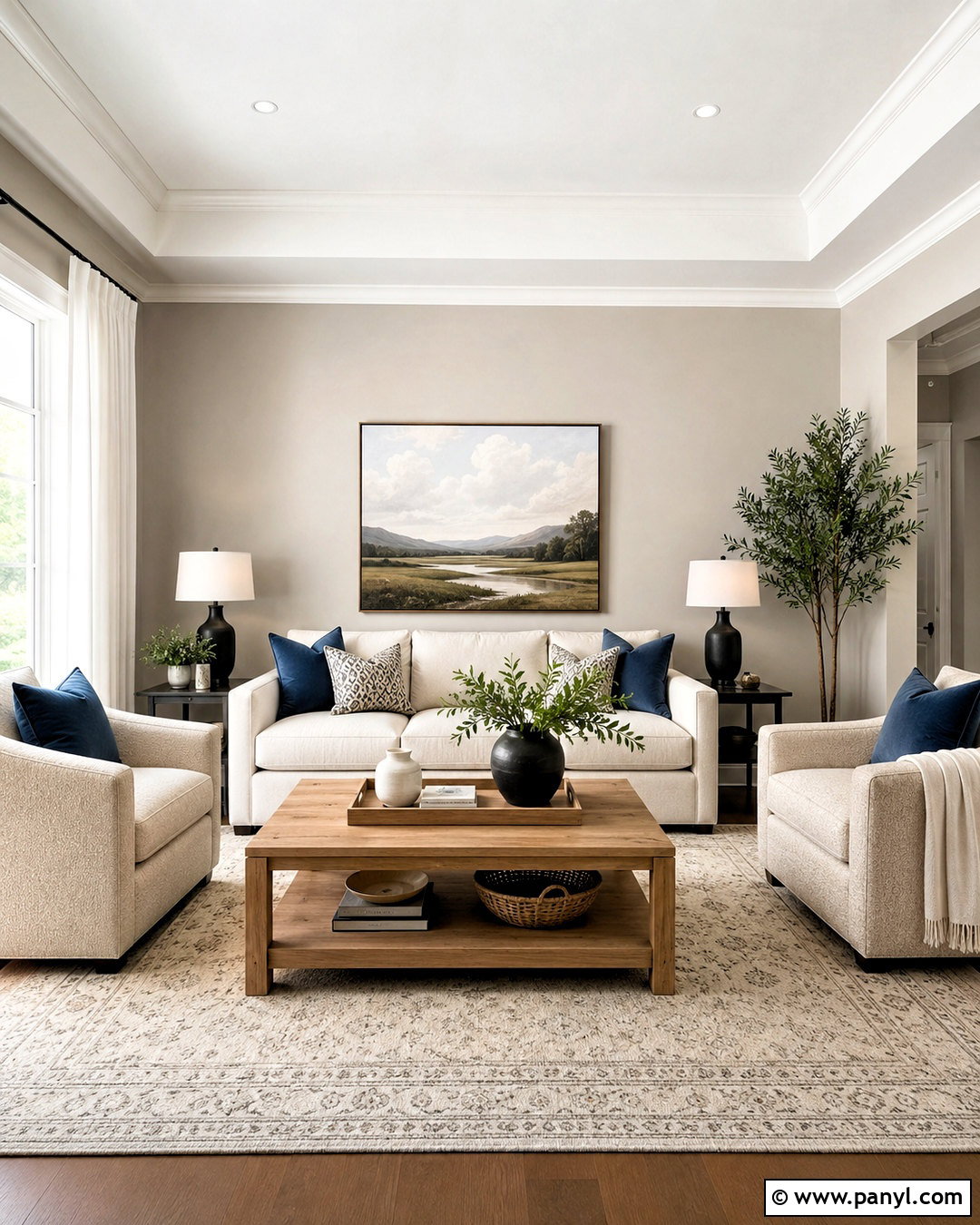 Greige Walls With White Trim - 40 greige walls