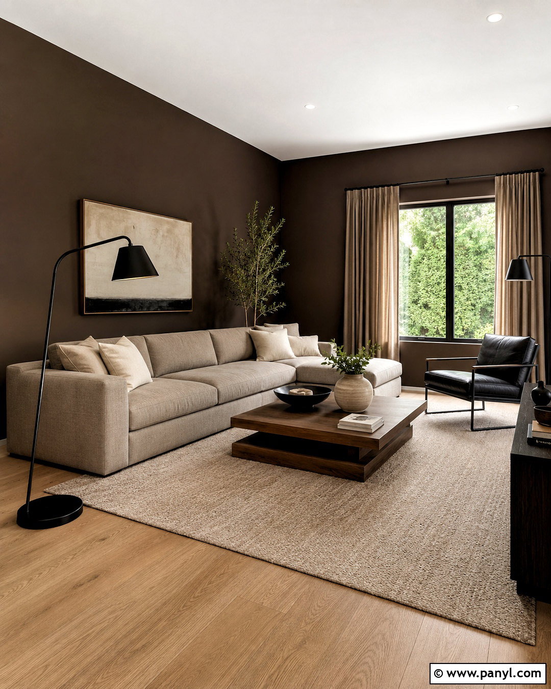 Greige With Brown Walls - 20 What Color Goes With Brown Walls