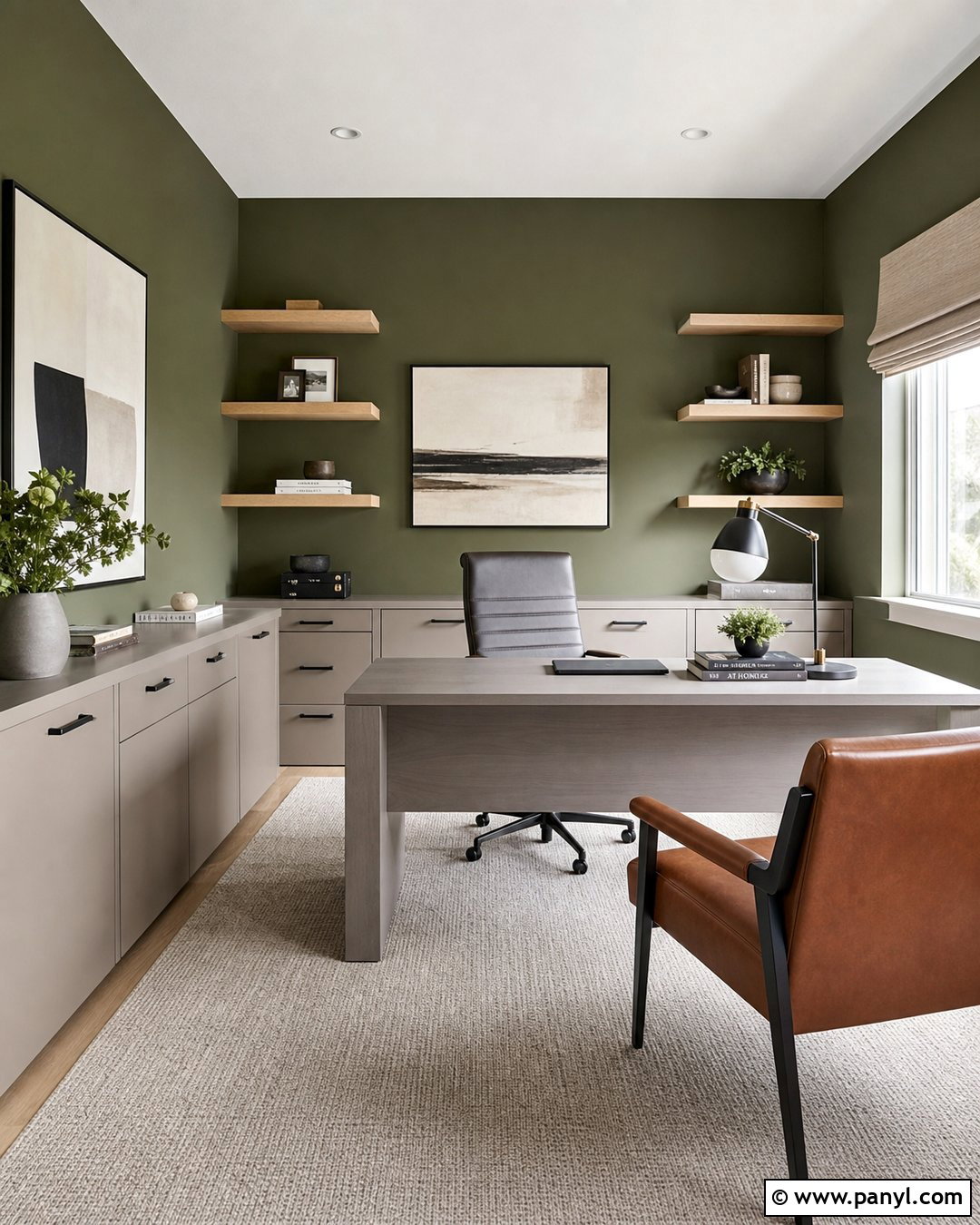Greige With Olive Green Walls - 20 Colors That Go With Olive Green Walls