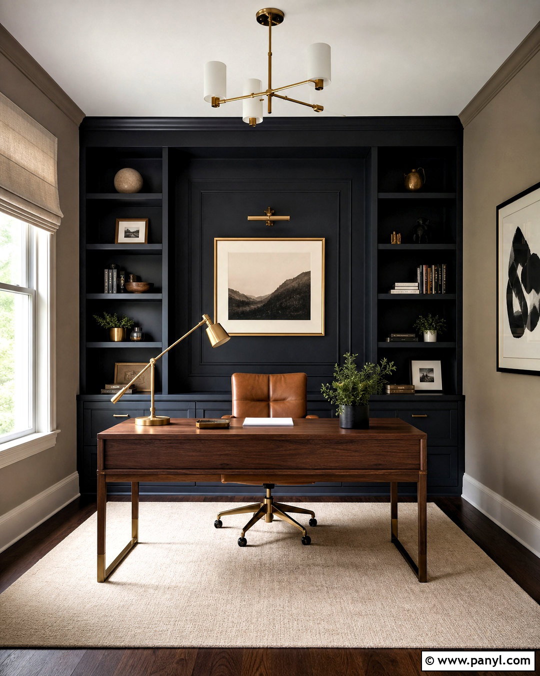 Greige and Charcoal Walls - 20 wall color combination ideas