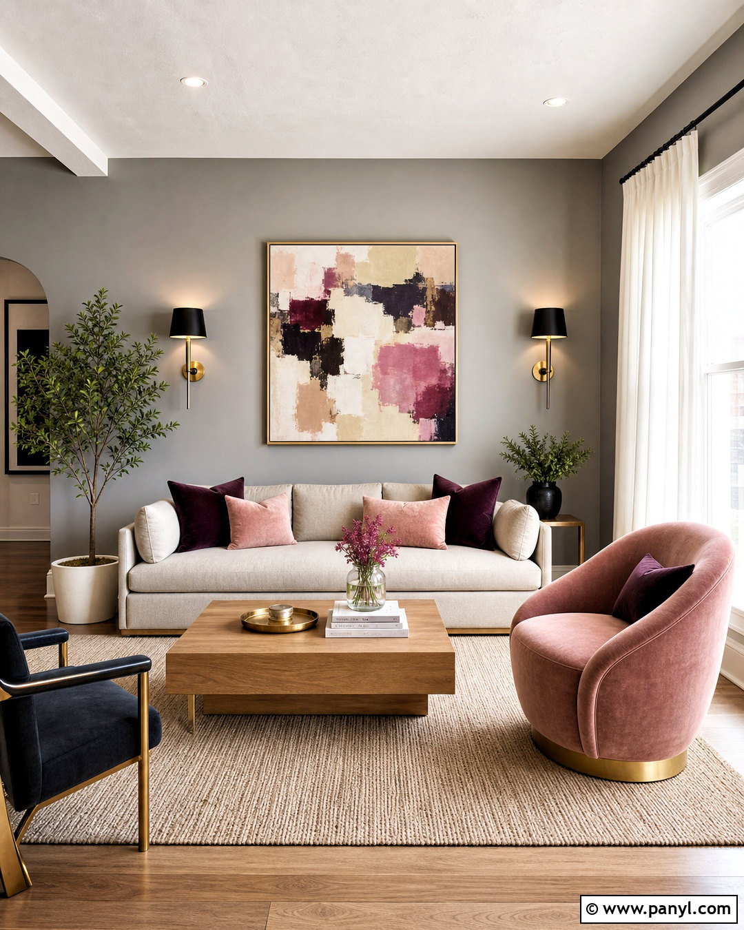 20 Grey Accent Wall Living Room Ideas for Chic, Modern Homes
