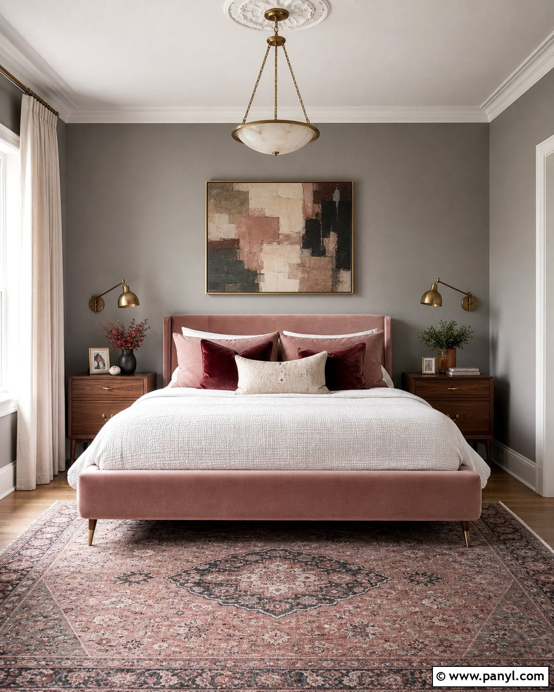 Grey And Blush Bedroom Walls - 50 grey wall ideas