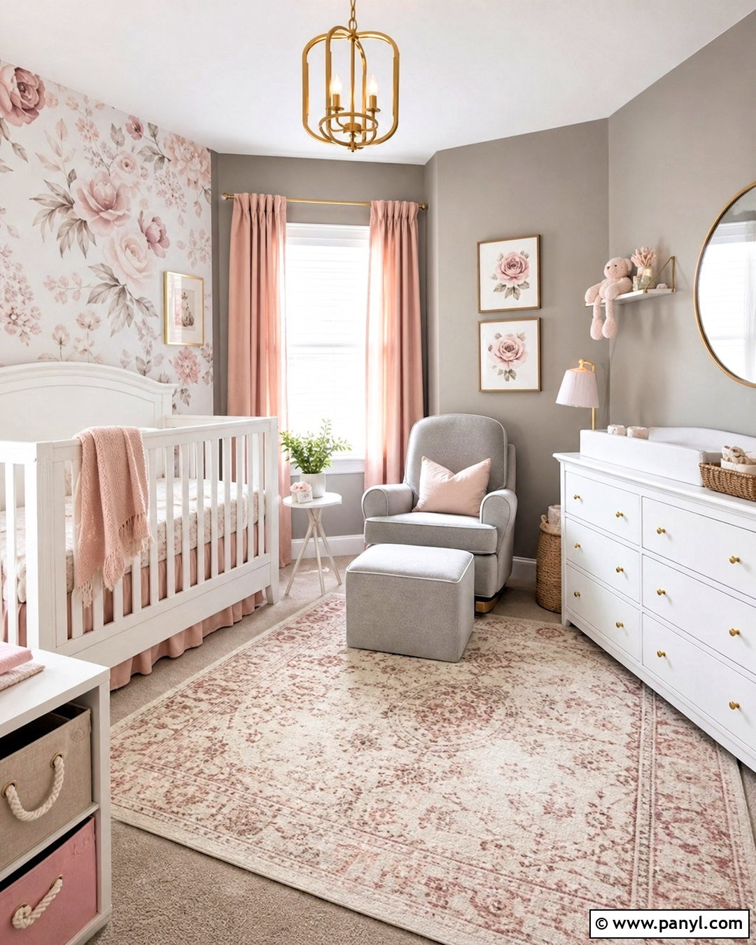 Grey And Blush Nursery - 20 grey nursery ideas