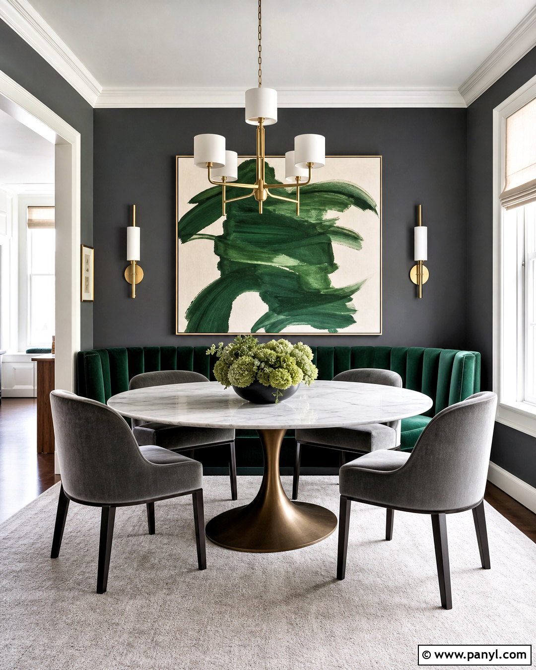 Grey And Emerald Green - 20 grey complimentary colors