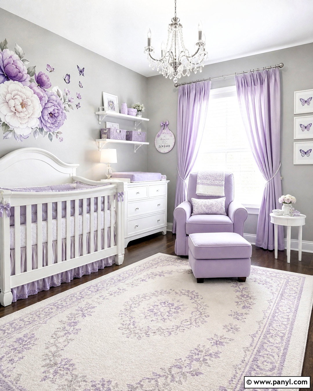 Grey And Lavender Nursery - 20 grey nursery ideas