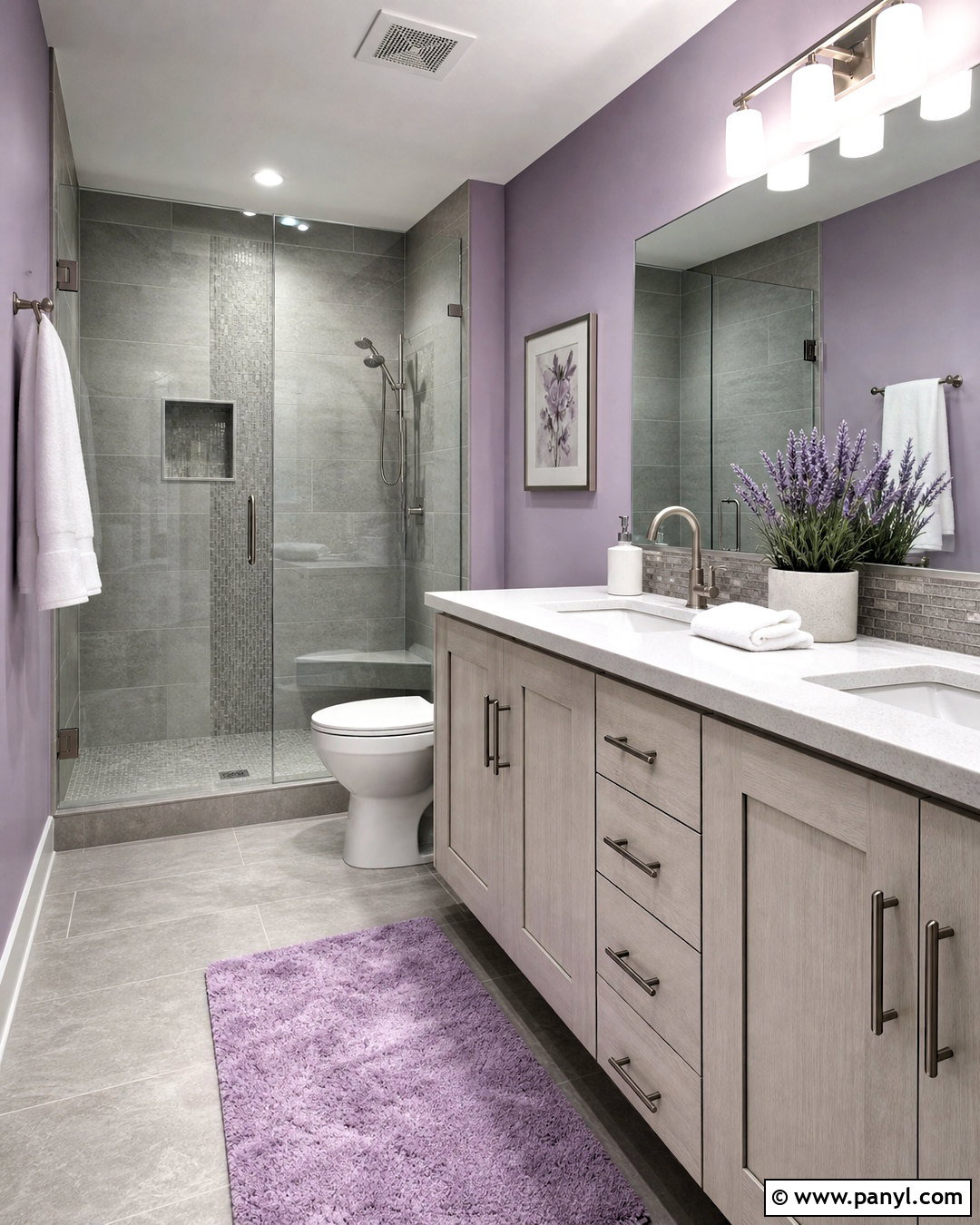 Grey And Lavender - 20 grey complimentary colors