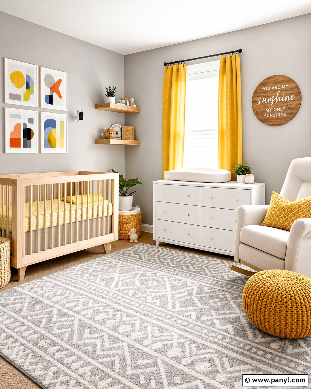 Grey And Mustard Nursery - 20 grey nursery ideas