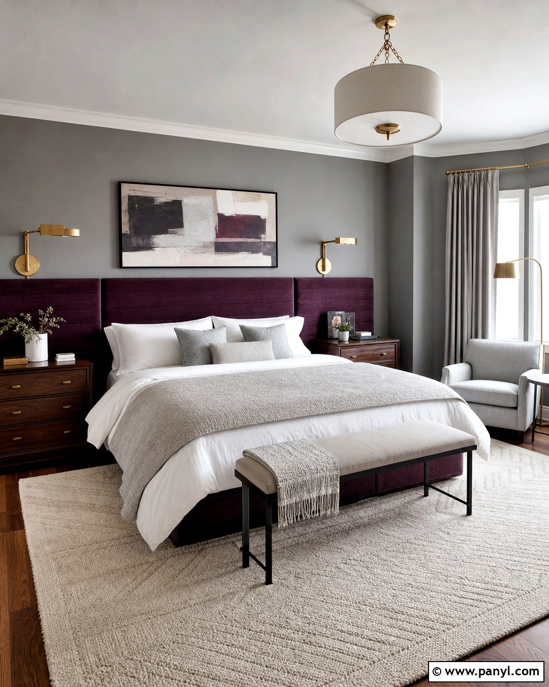 Grey And Plum - 20 grey complimentary colors