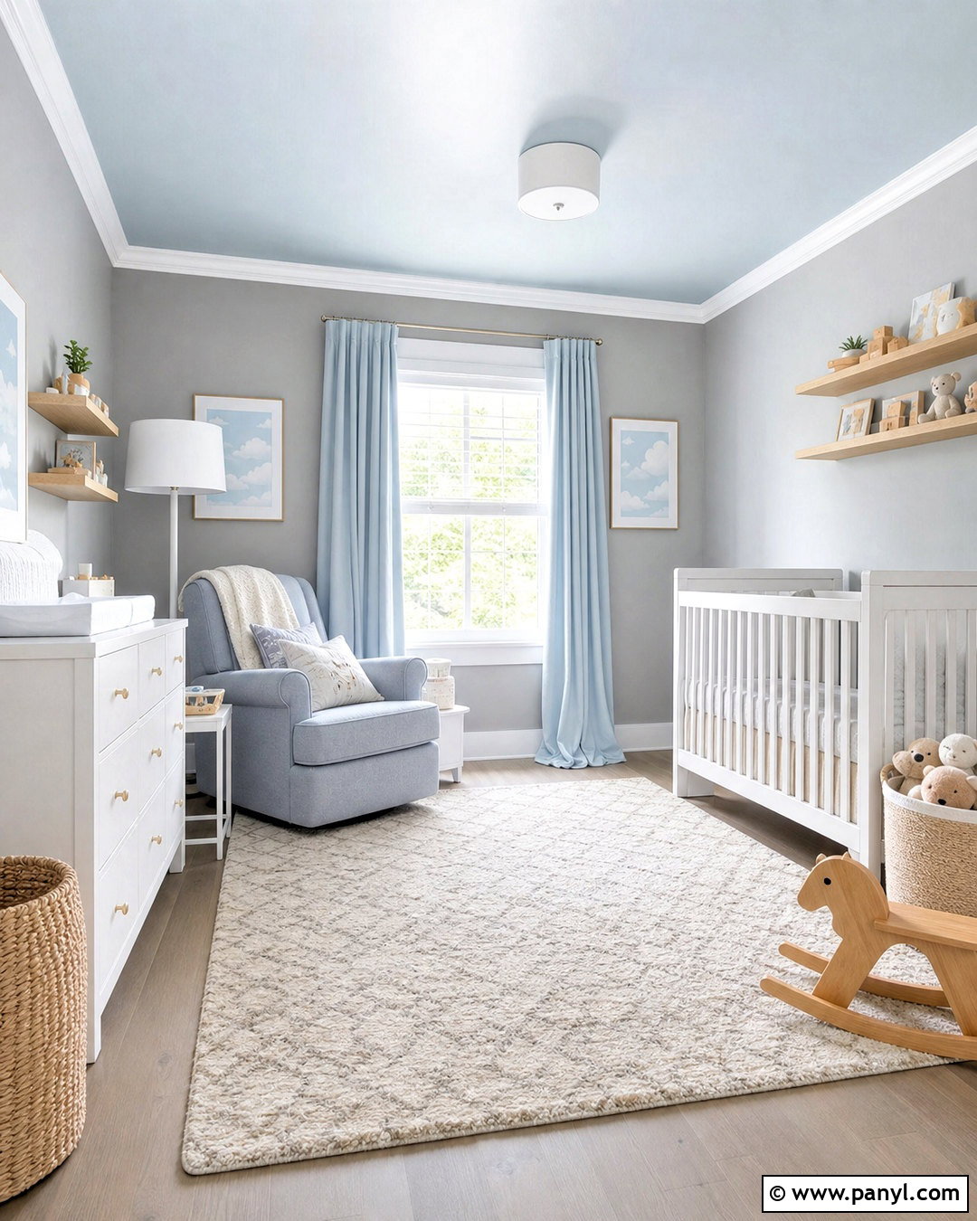Grey And Powder Blue Nursery - 20 grey nursery ideas