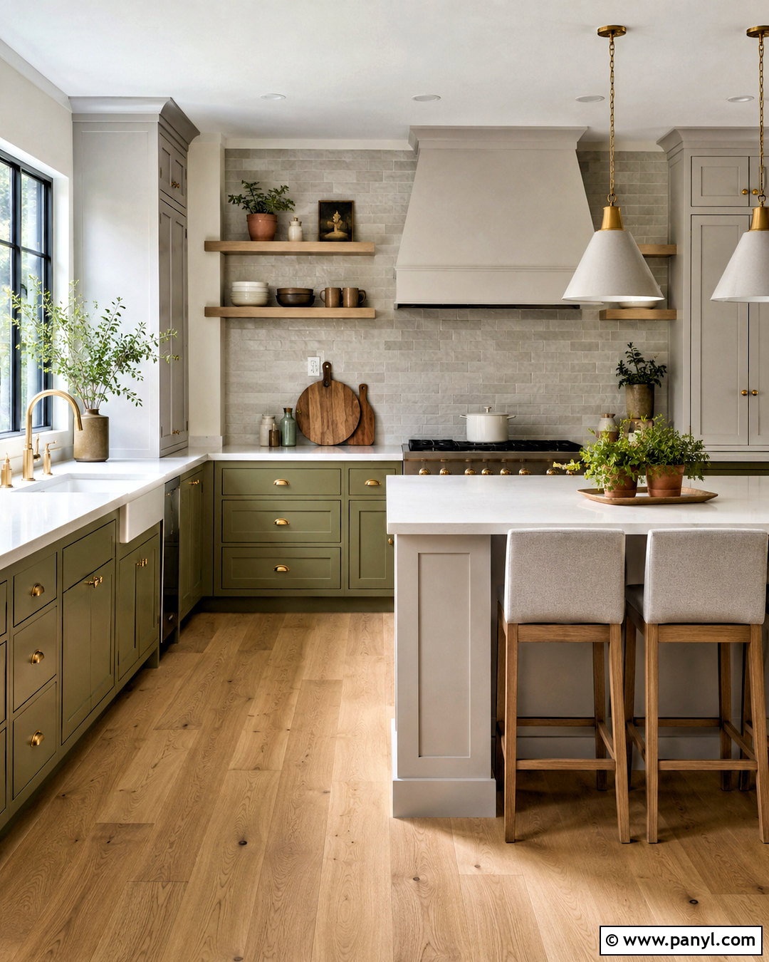 Grey And Sage Green Kitchen - 20 colors that go with grey ideas