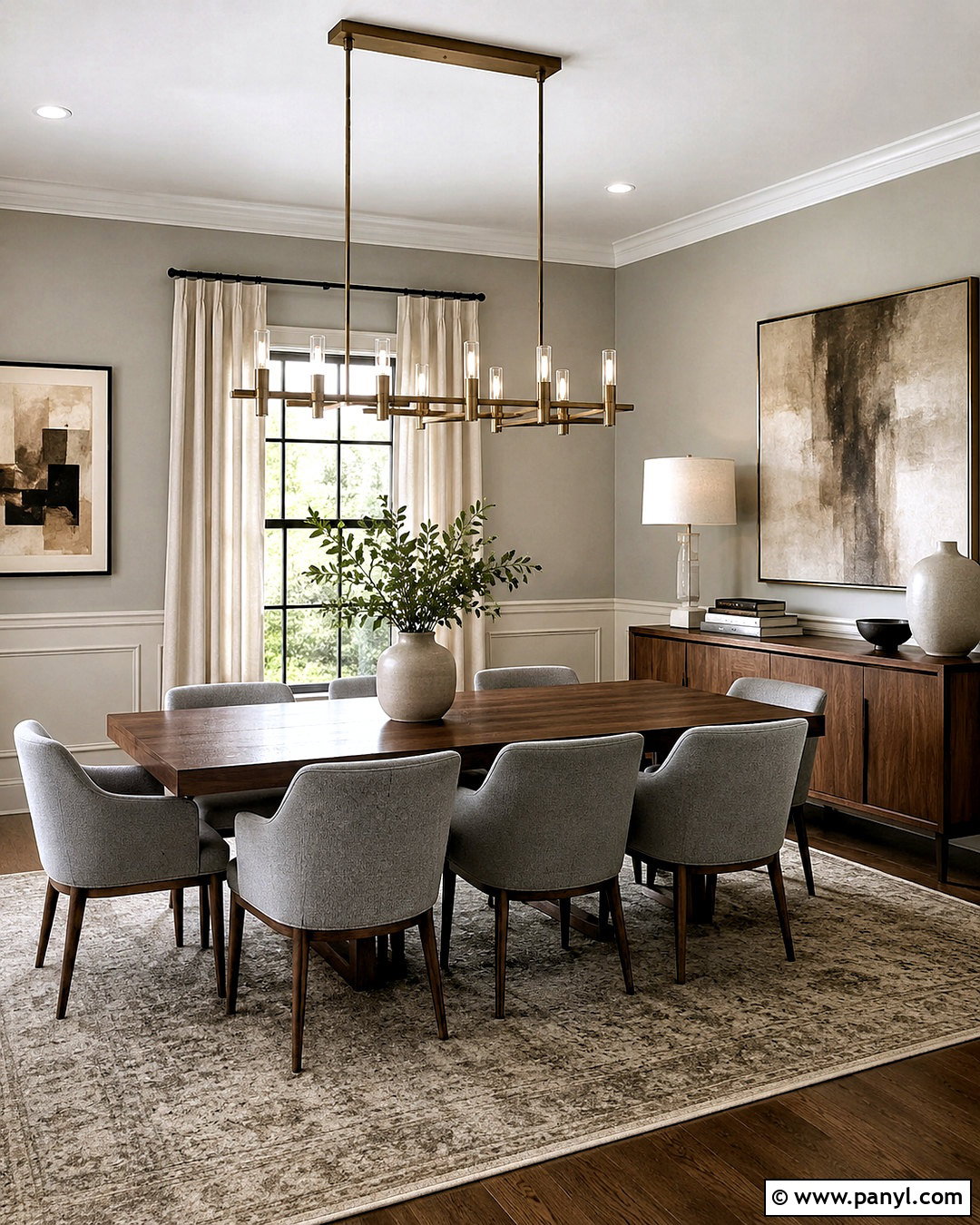 Grey And Taupe Dining Room - 20 colors that go with grey ideas
