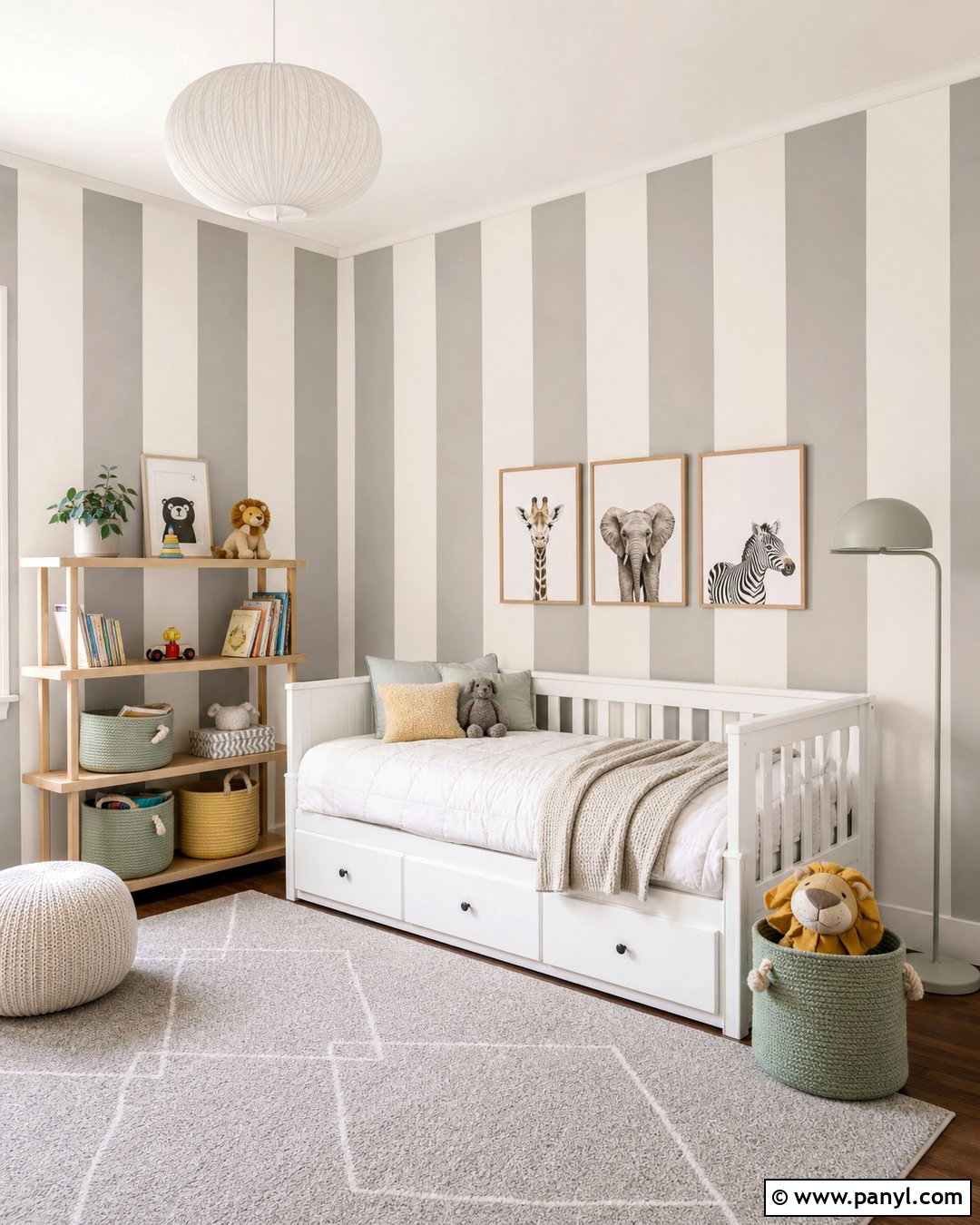 Grey And White Striped Walls - 30 Grey And White Walls
