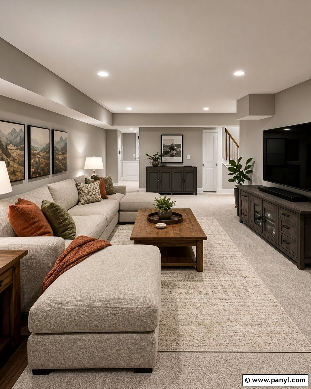 Grey Basement Family Room Walls - 30 Grey Wall Paint Ideas