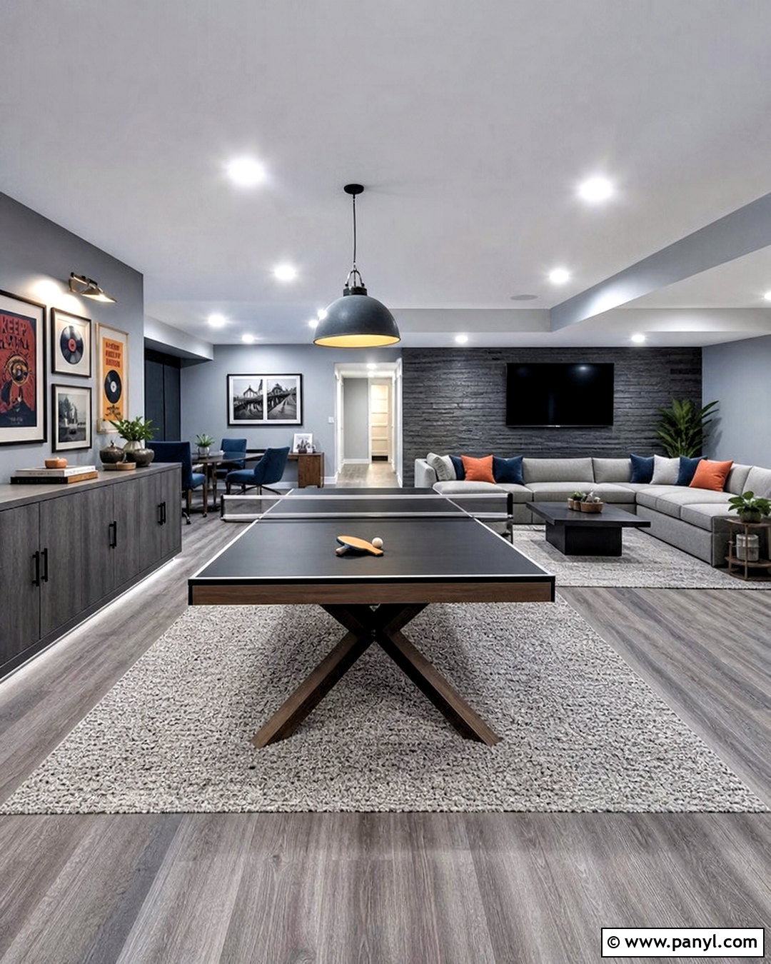 Grey Basement Game Room - 20 grey basement ideas