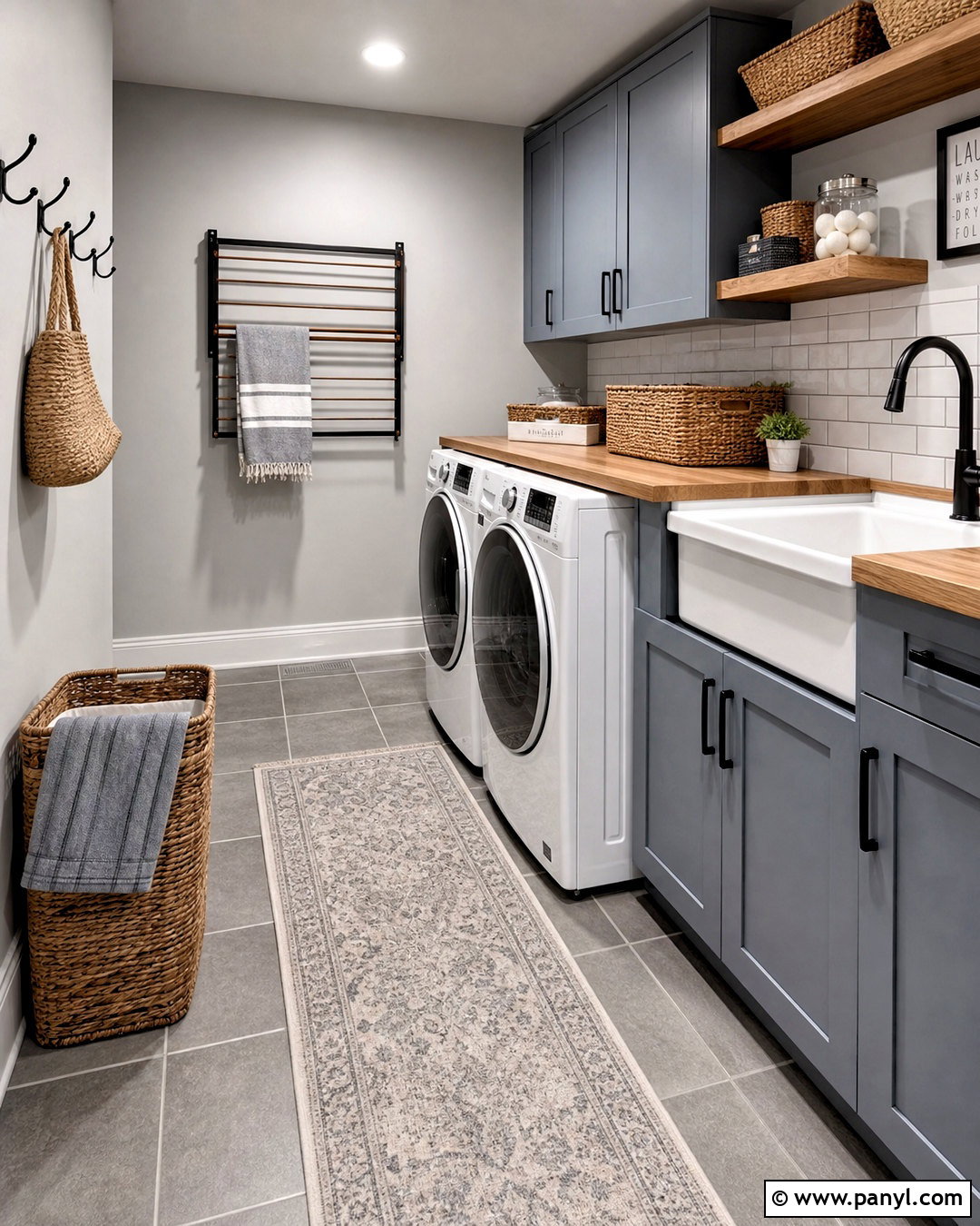 Grey Basement Laundry Room - 20 grey basement ideas
