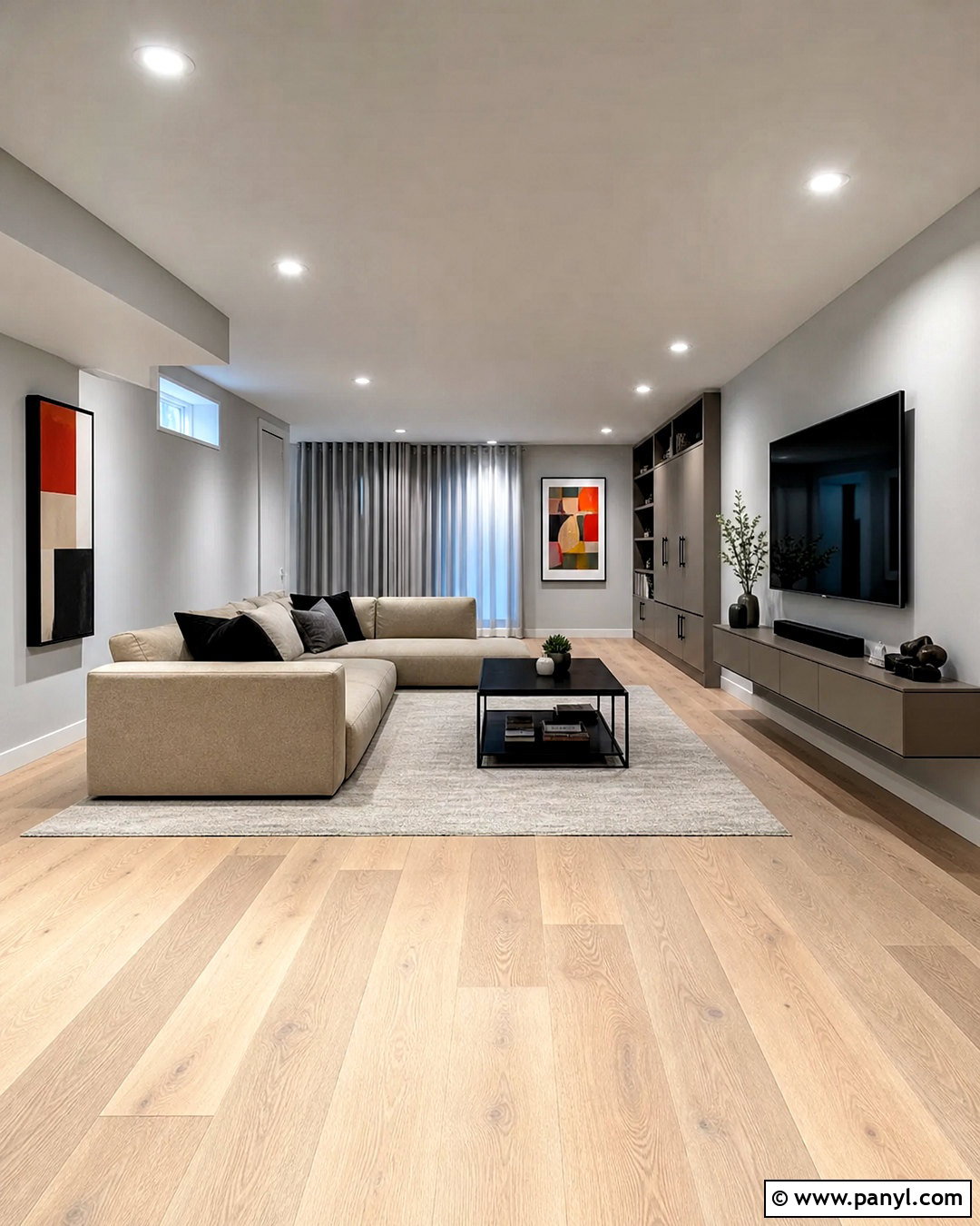Grey Basement With Low Ceilings - 20 grey basement ideas
