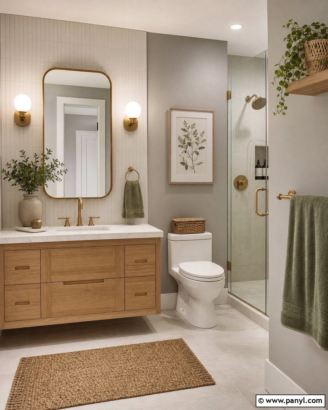Grey Bathroom Walls - 25 Grey Room Wall Ideas