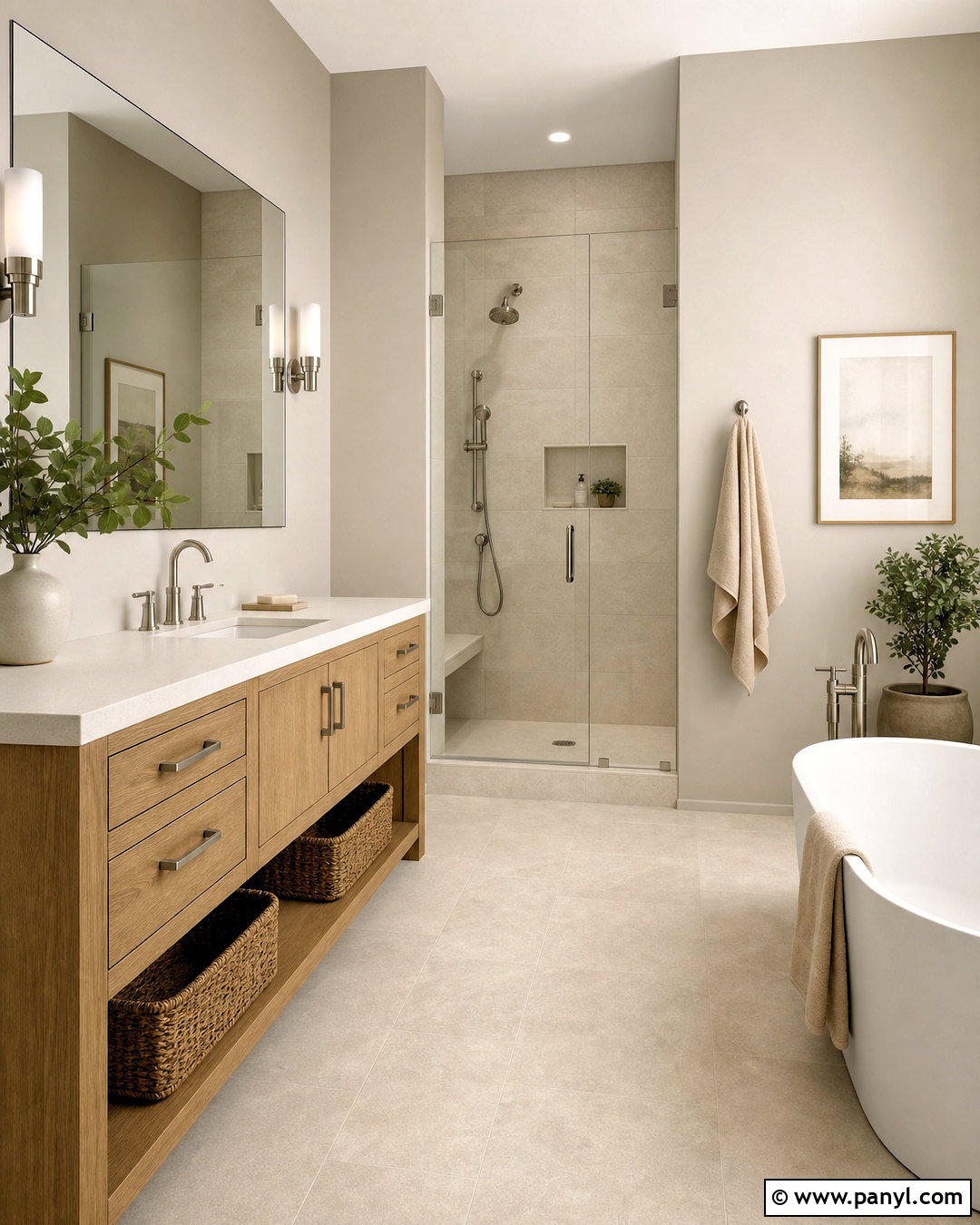 Grey Beige Bathroom Walls - 20 grey beige paint ideas