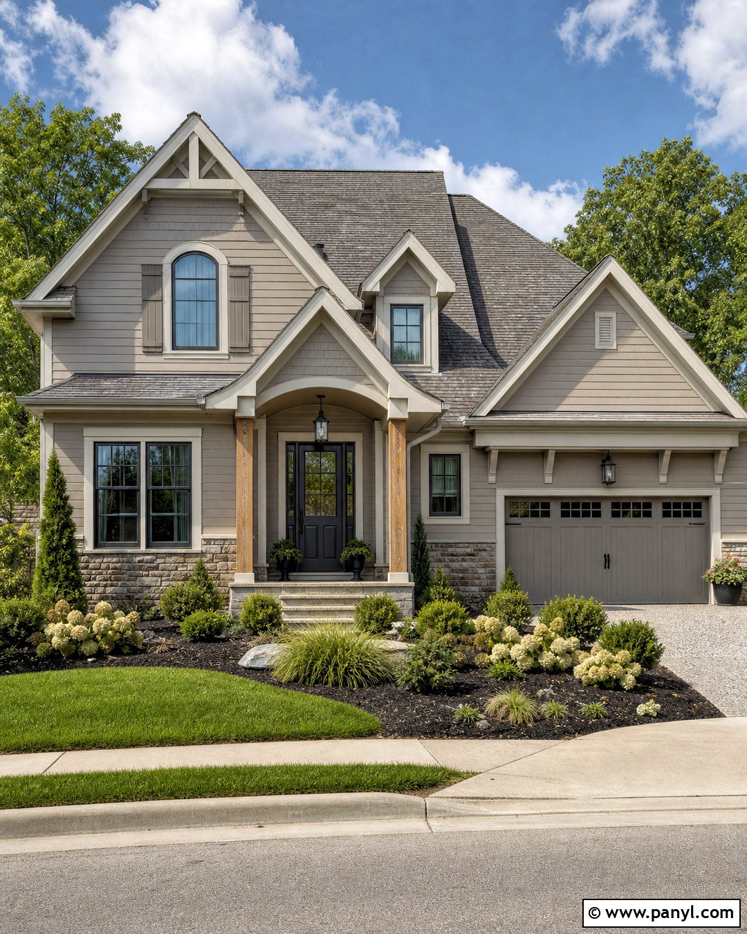 Grey Beige Exterior - 20 grey beige paint ideas
