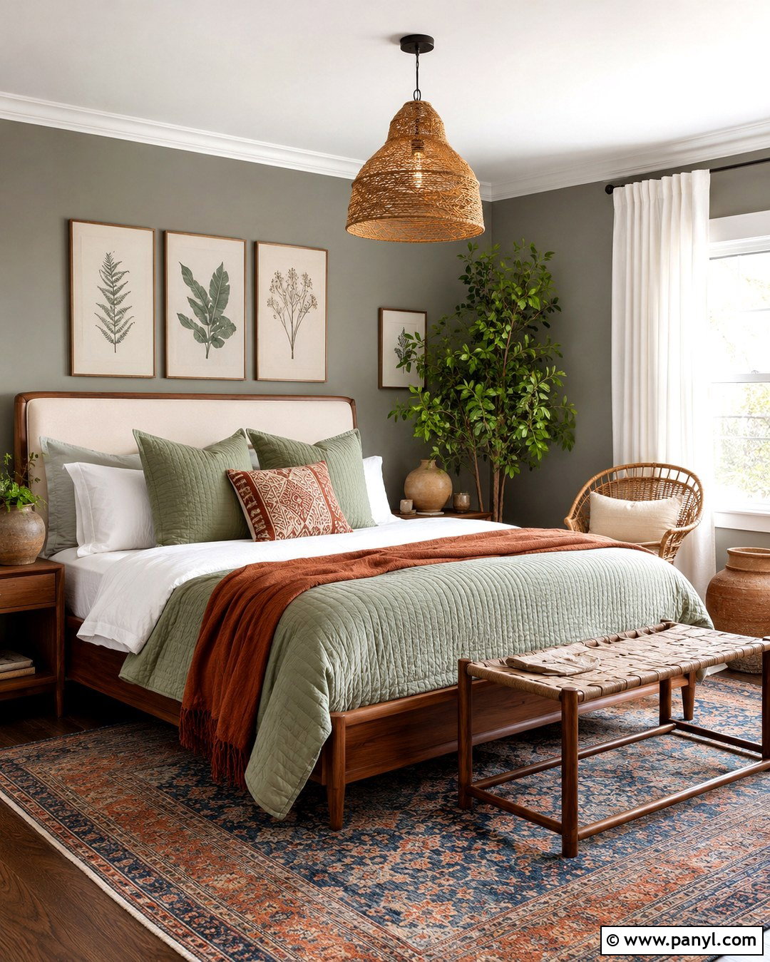 Grey Boho Guest Bedroom - 20 Boho With Grey Walls