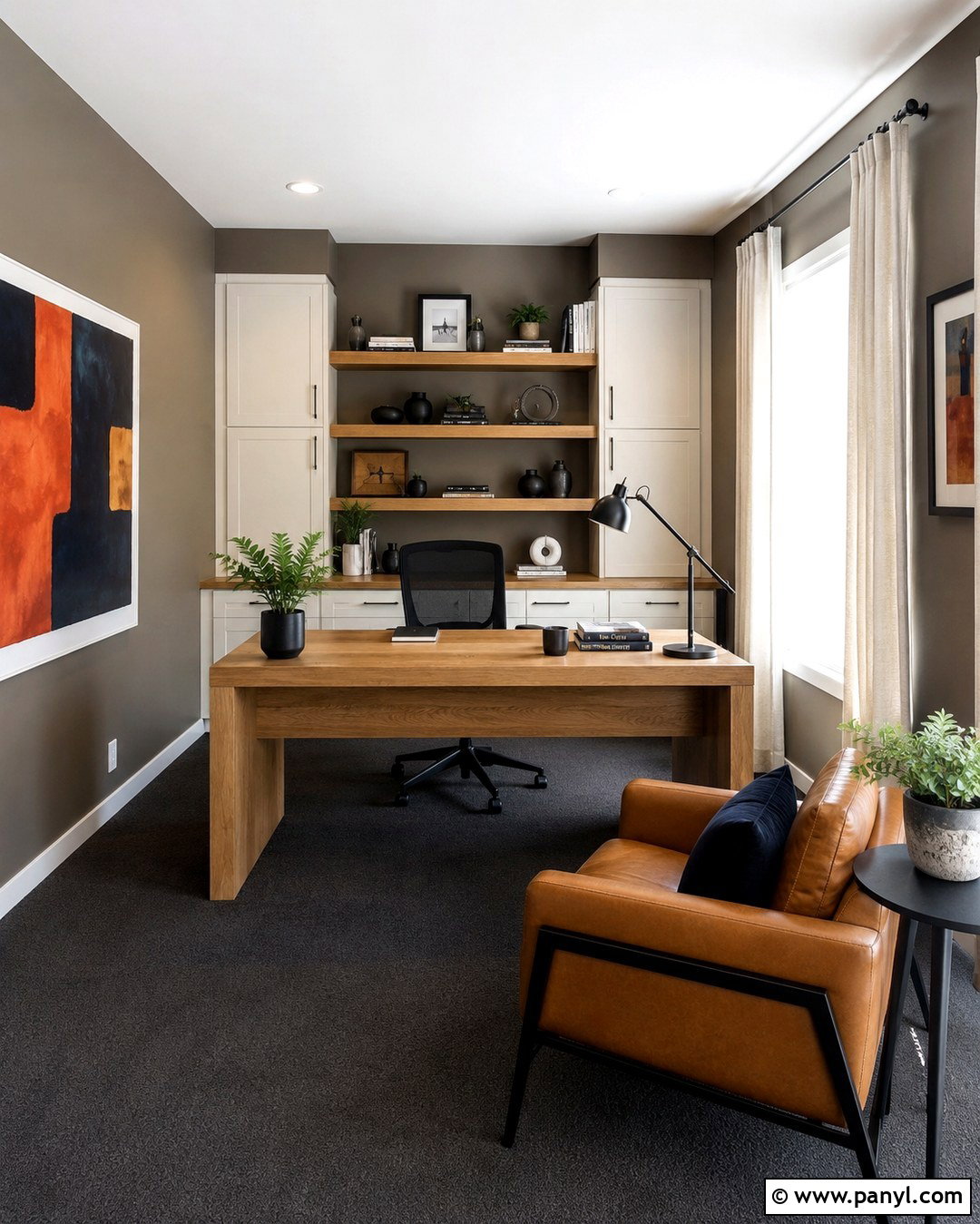 Grey Carpet And Grey Walls Home Office - 20 Grey Carpet Grey Walls