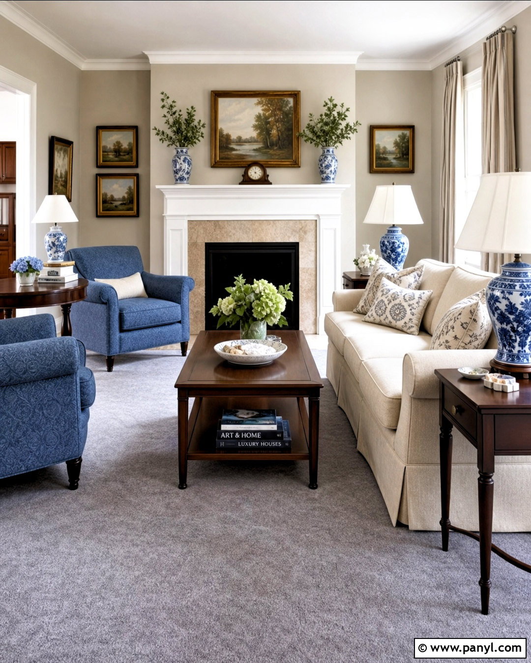 Grey Carpet Traditional Fireplace Living Room - 20 grey carpet living room ideas
