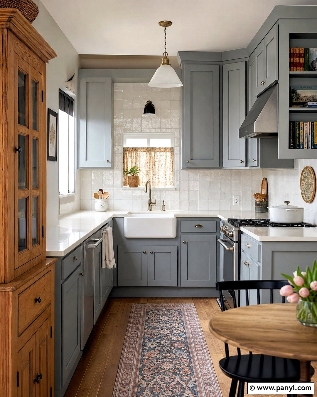 Grey Cottage Kitchen - 20 small grey kitchen ideas