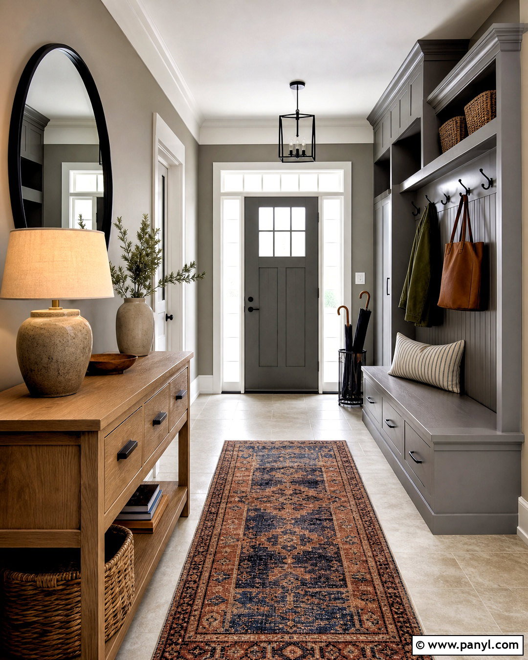 Grey Entryway - 20 grey home interiors