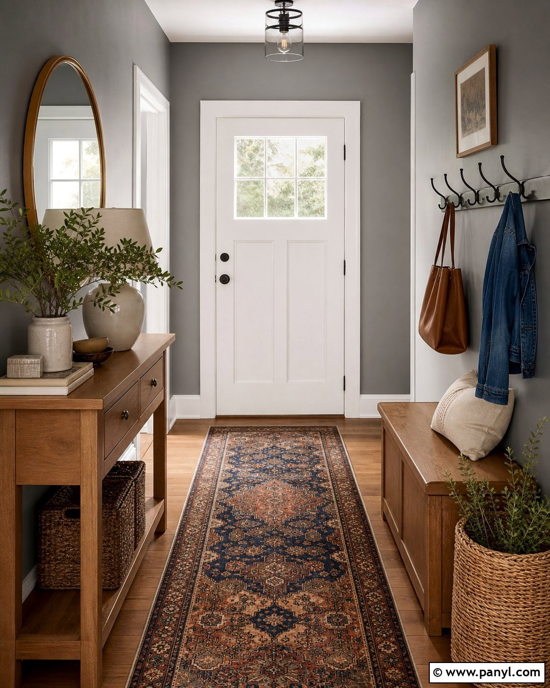 Grey Entryway Walls - 30 Grey Wall Paint Ideas