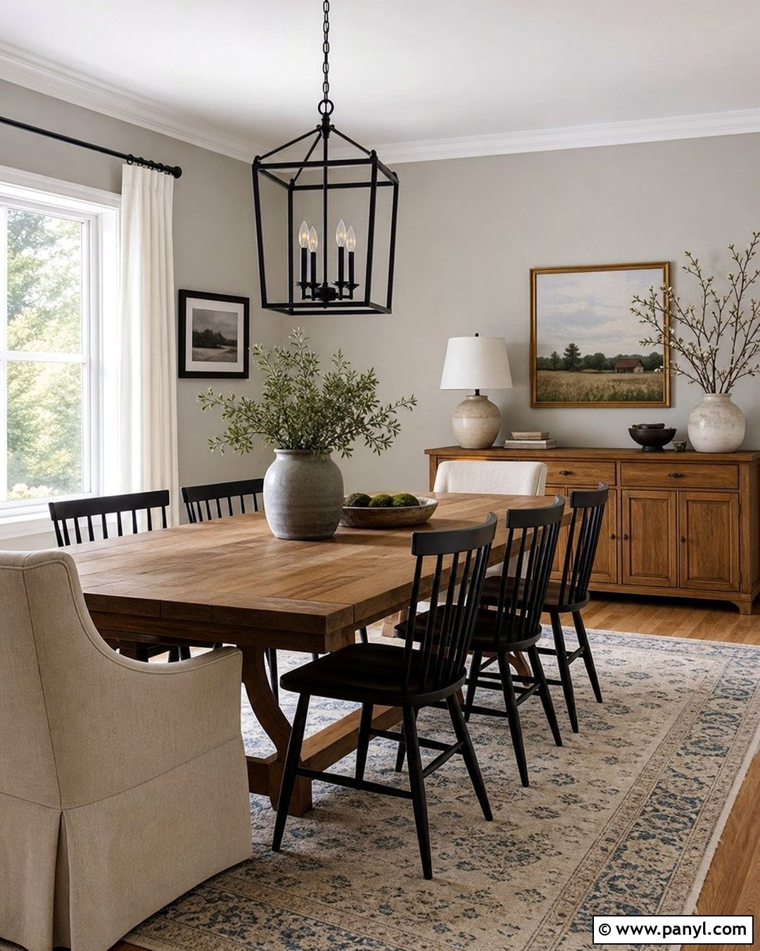 Grey Farmhouse Dining Room Walls - 25 Grey Room Wall Ideas