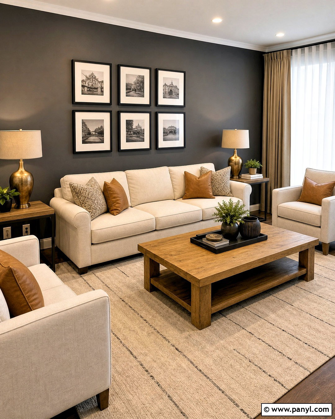 20 Grey Feature Wall Living Room Ideas With Striking Style