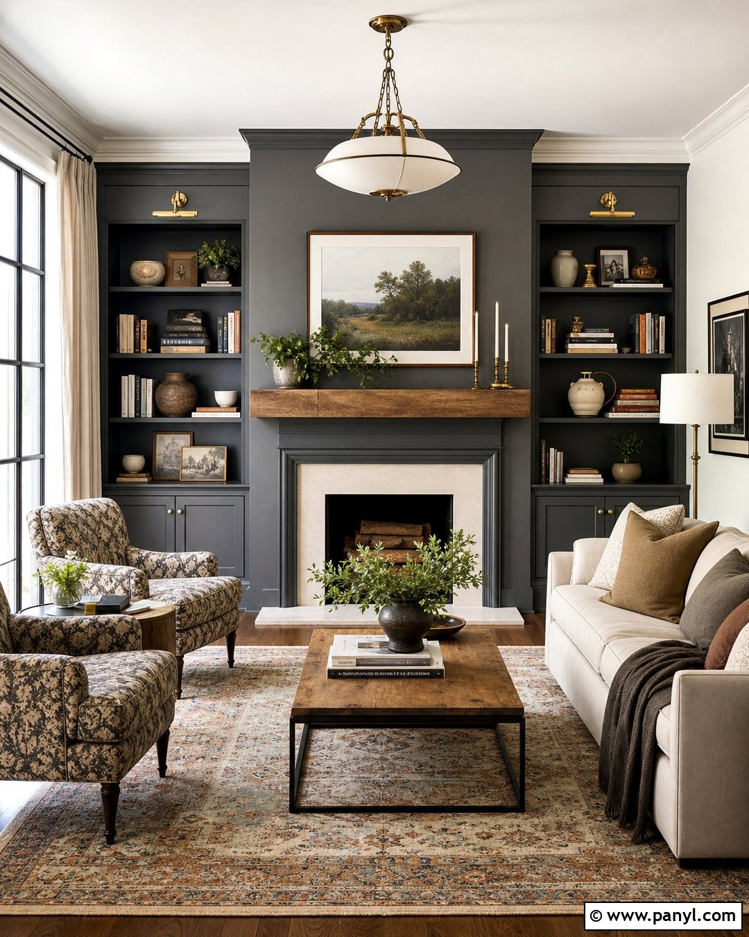 Grey Fireplace Wall - 25 Grey Room Wall Ideas