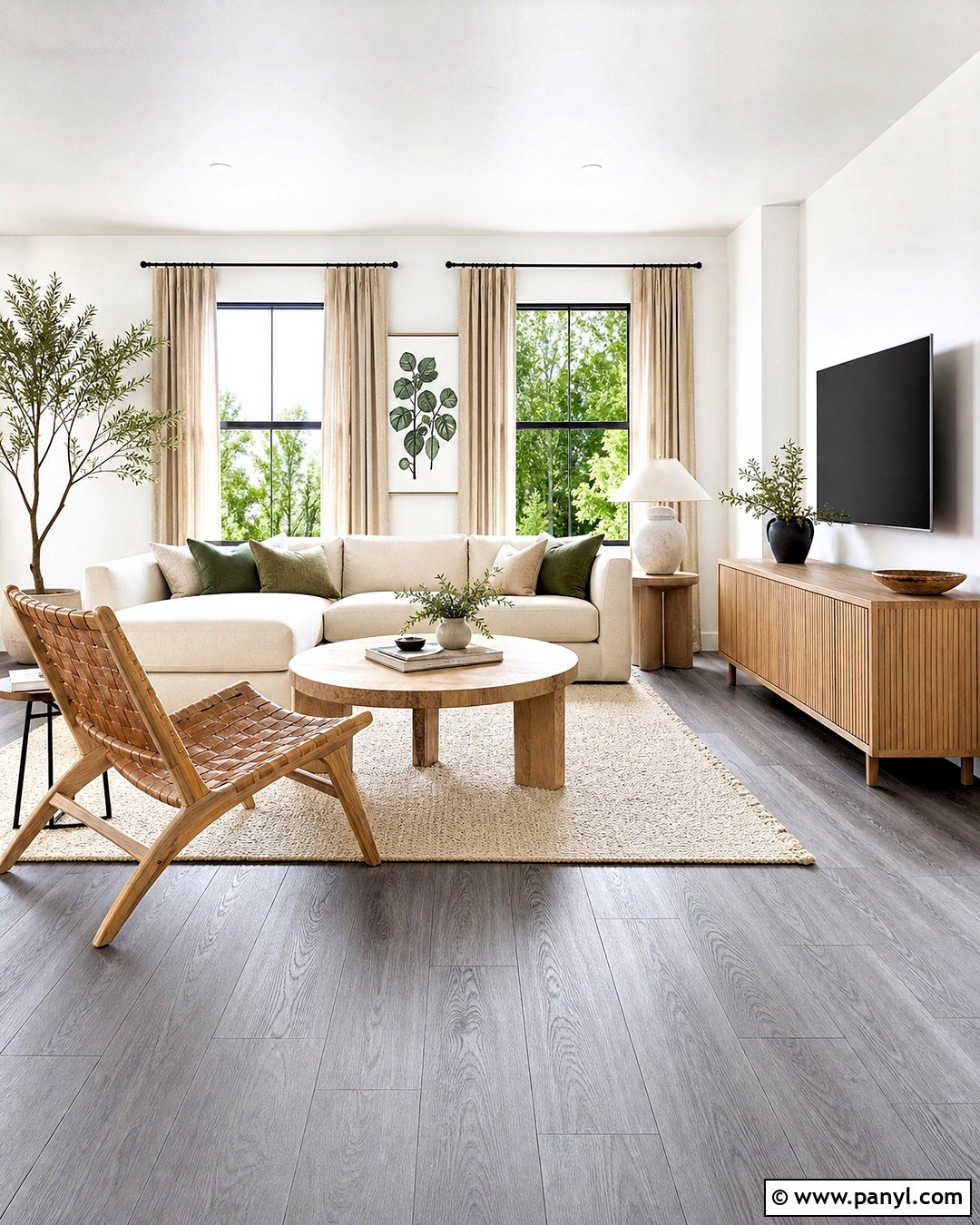 Grey Floors With Light Oak Furniture - 20 how to warm up grey floors