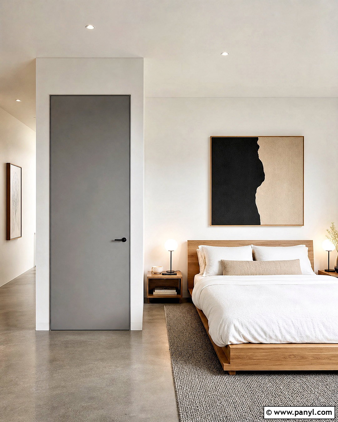 Grey Flush Doors With White Walls - 20 white walls grey doors
