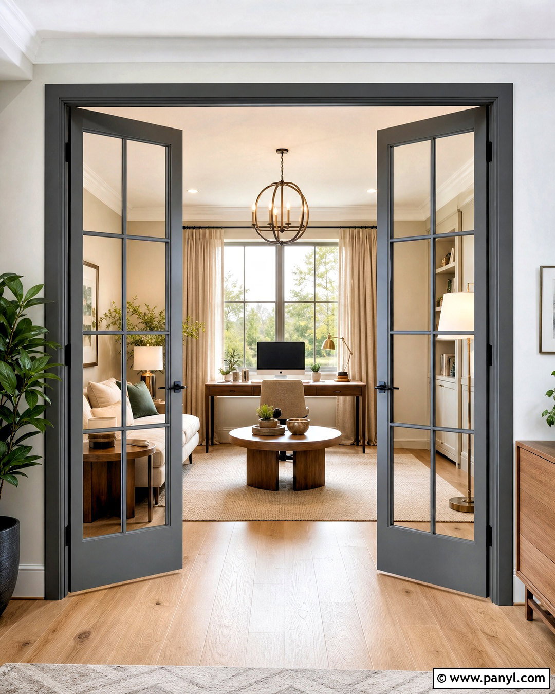 Grey Glass Doors With White Walls - 20 white walls grey doors