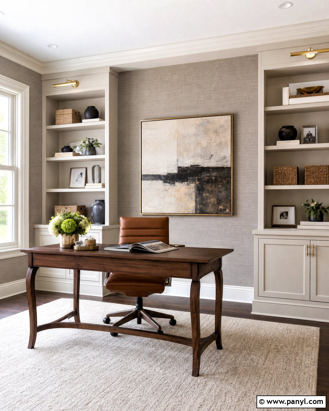 Grey Grasscloth Textured Wall - 20 grey textured wall ideas