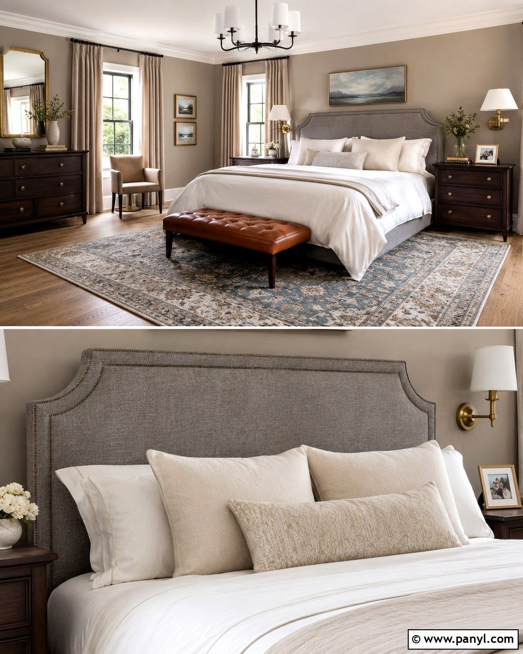Grey Headboard With Taupe Walls - 20 Grey Headboard Wall Color Ideas