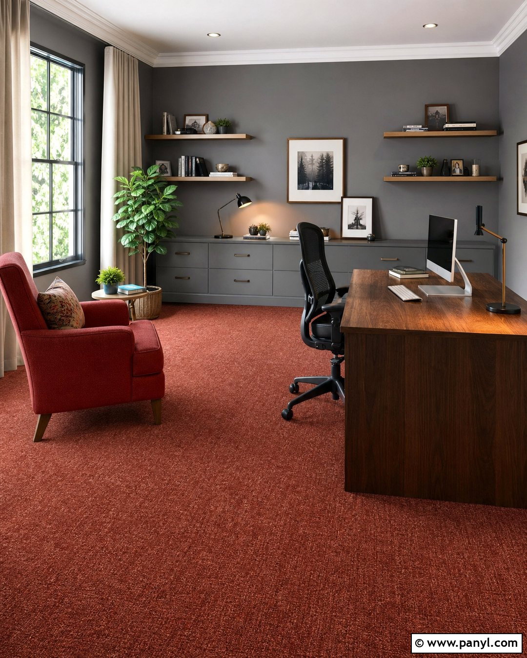 20 Red Carpet Grey Walls Ideas for a Stylish, Balanced Room