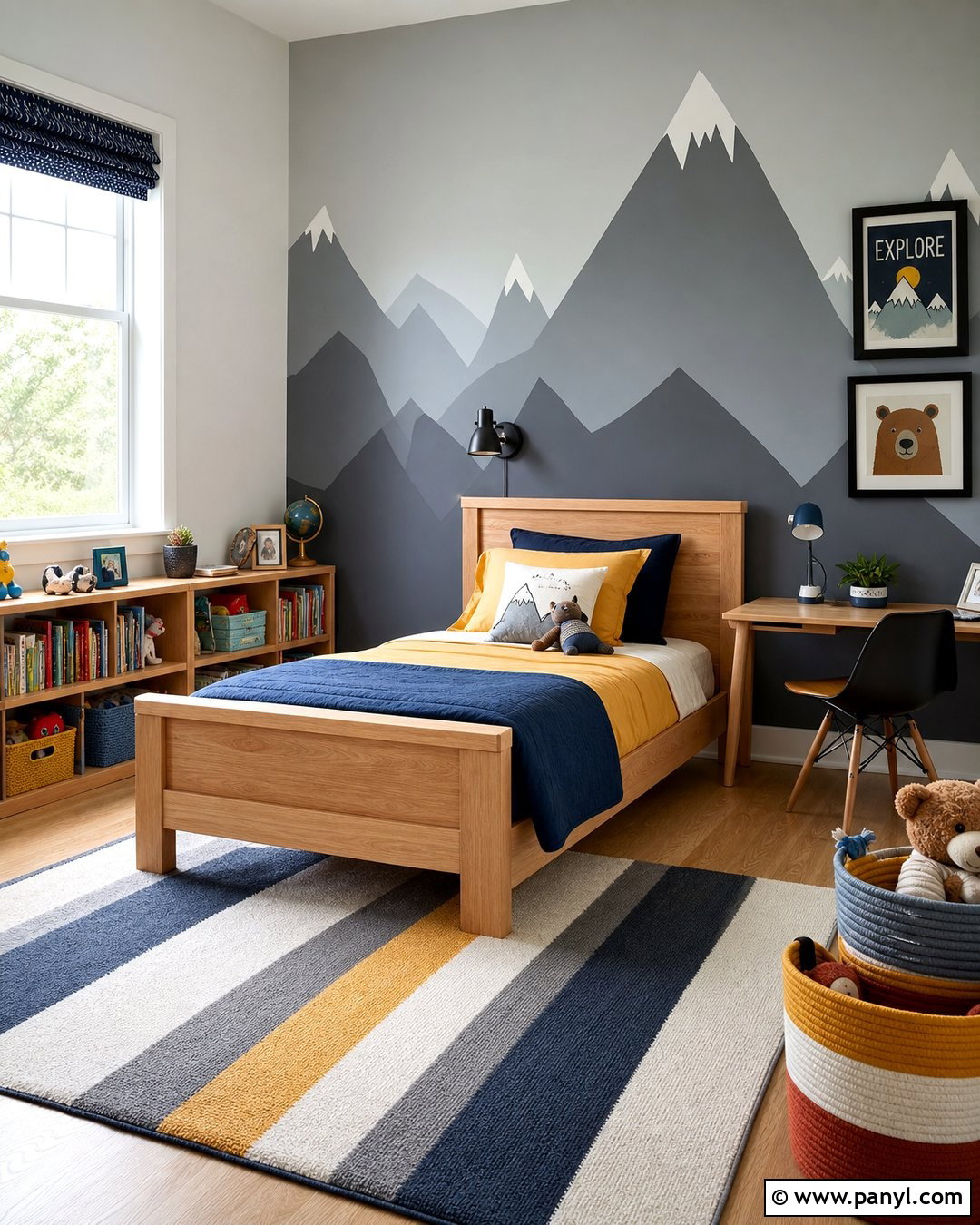 Grey Kids Bedroom Accent Wall - 35 grey accent wall ideas