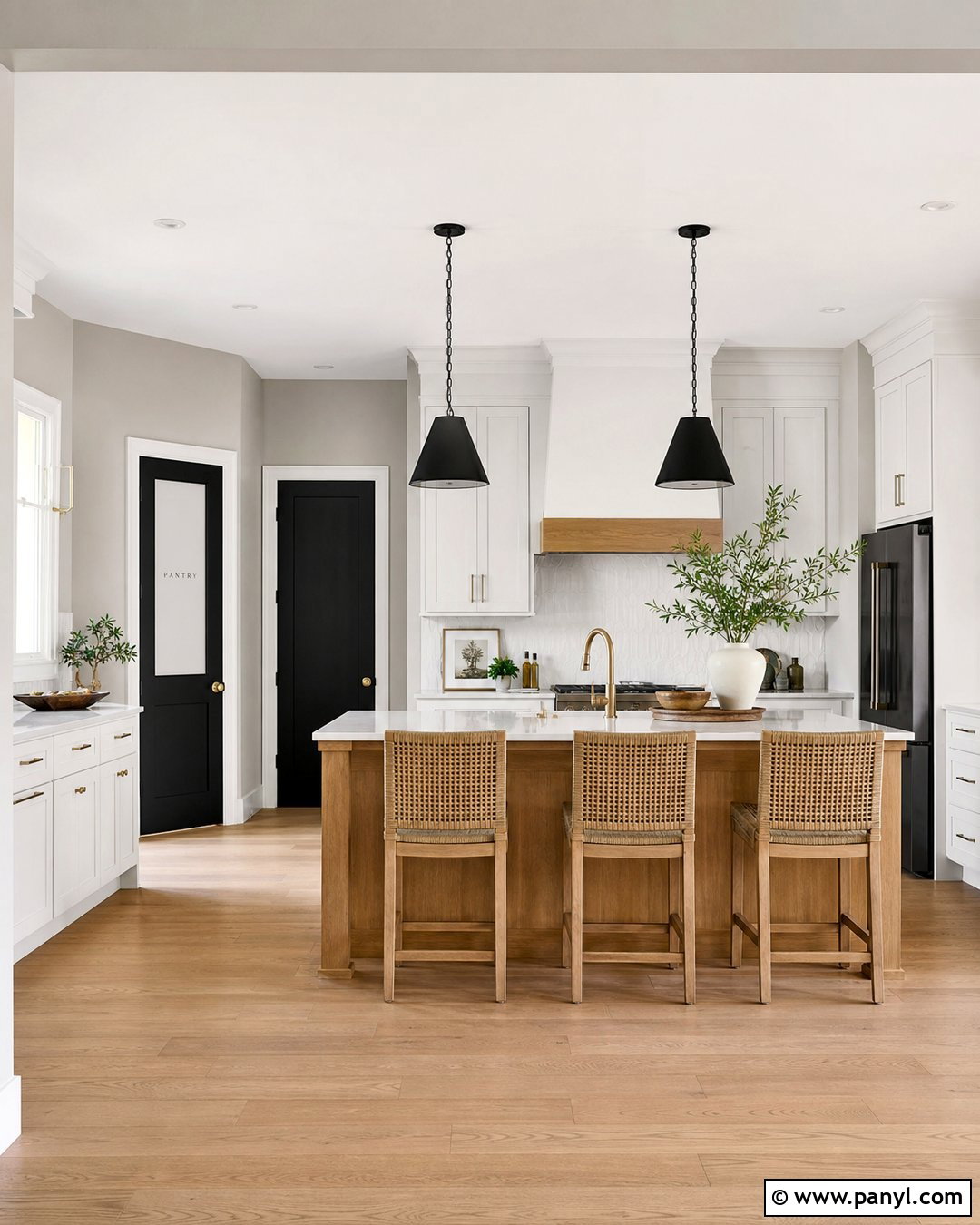 Grey Kitchen Walls With Black Doors - 25 Grey Walls With Black Doors
