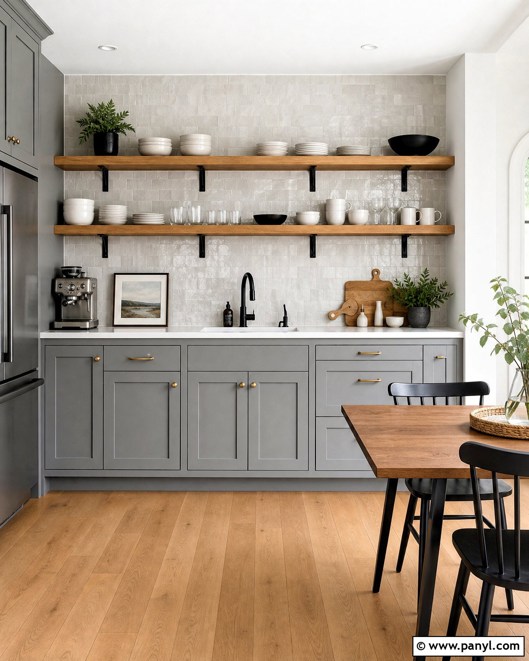 20 Small Grey Kitchen Ideas for a Chic, Airy Modern Makeover