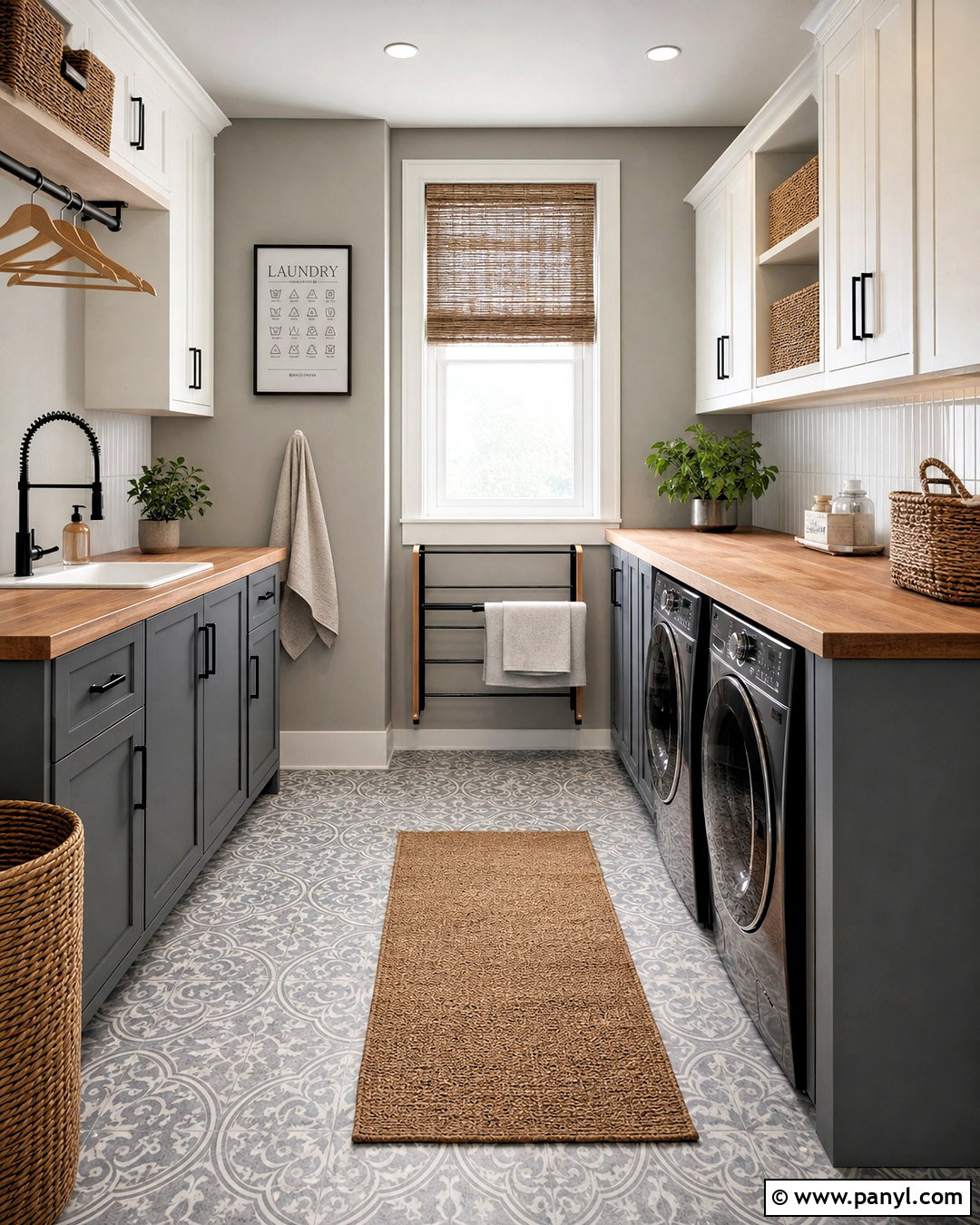 Grey Laundry Room - 20 grey home interiors