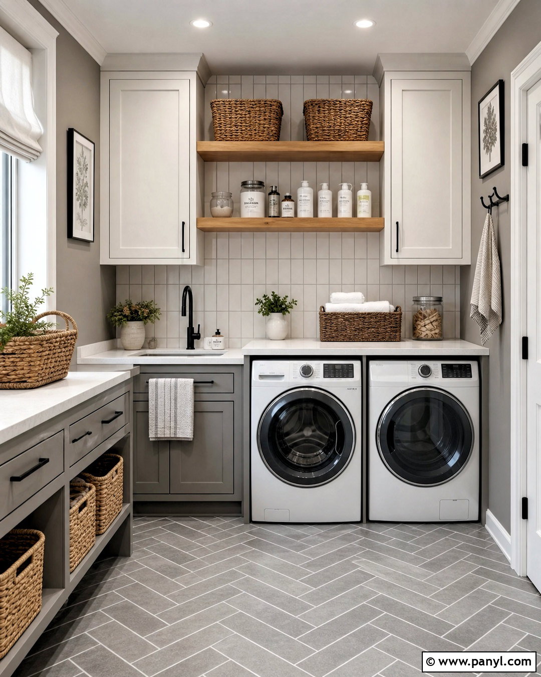Grey Laundry Room - 20 grey color room ideas