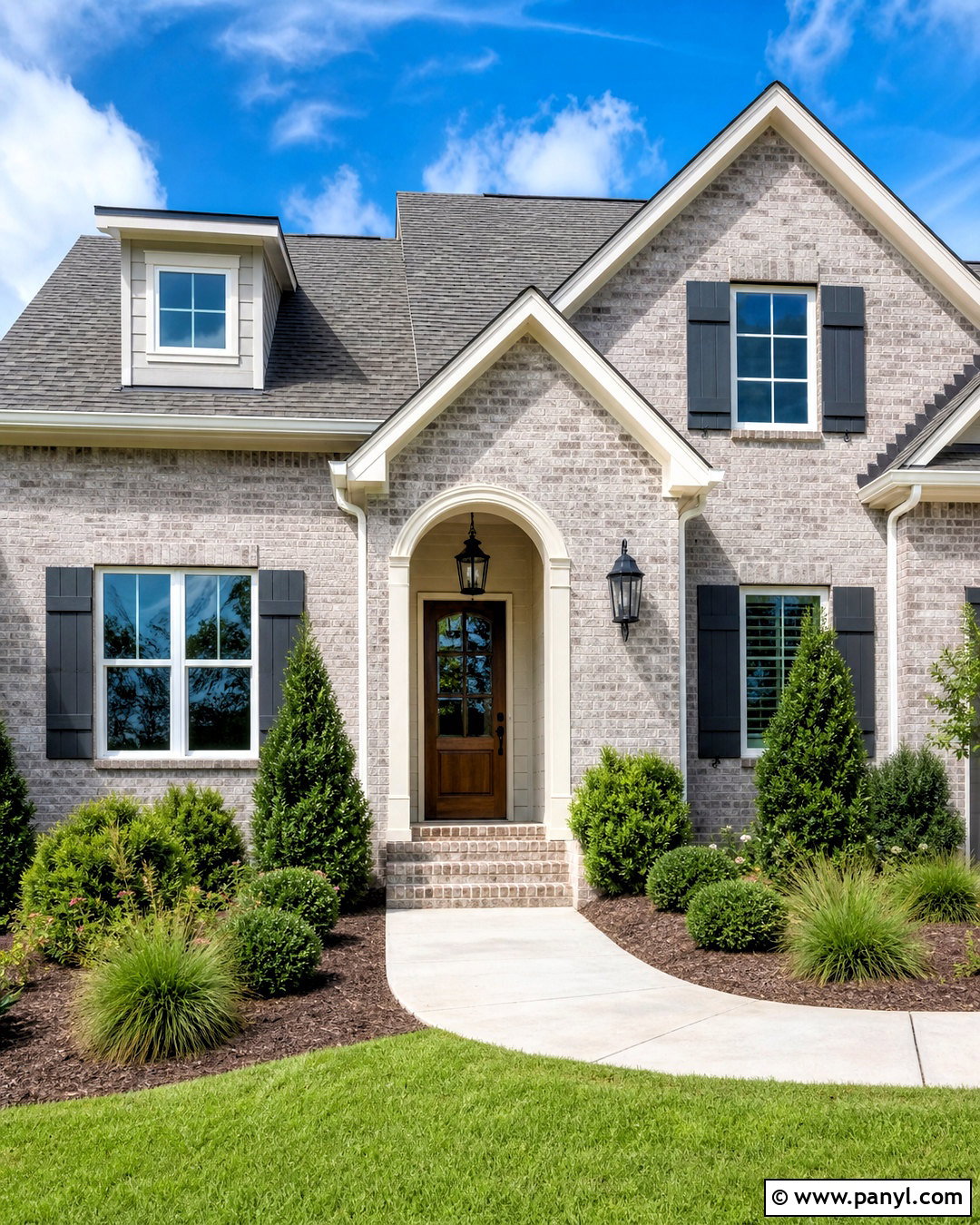 Grey Lime Wash Brick Exterior - 20 grey lime wash ideas