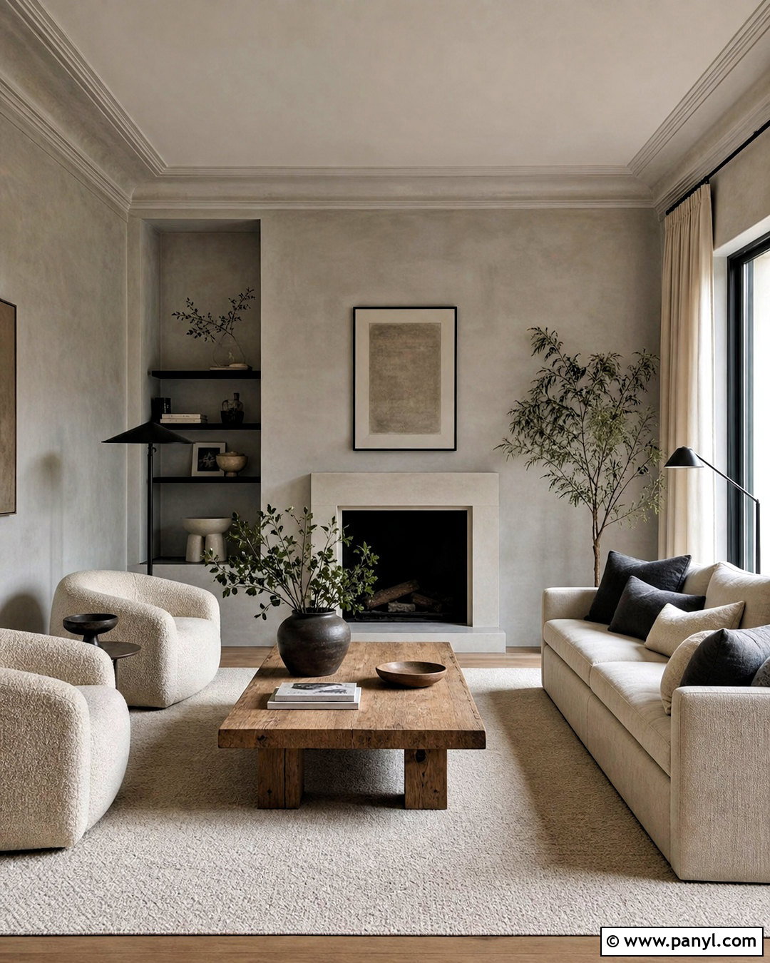 Grey Lime Wash Living Room - 20 grey lime wash ideas