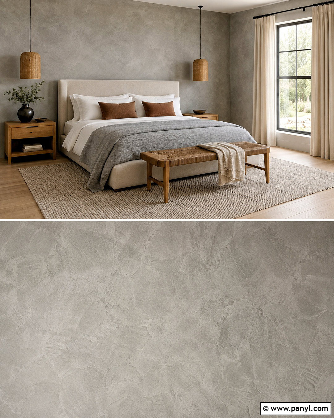 Grey Limewash Bedroom Walls - 40 Grey Limewash Walls