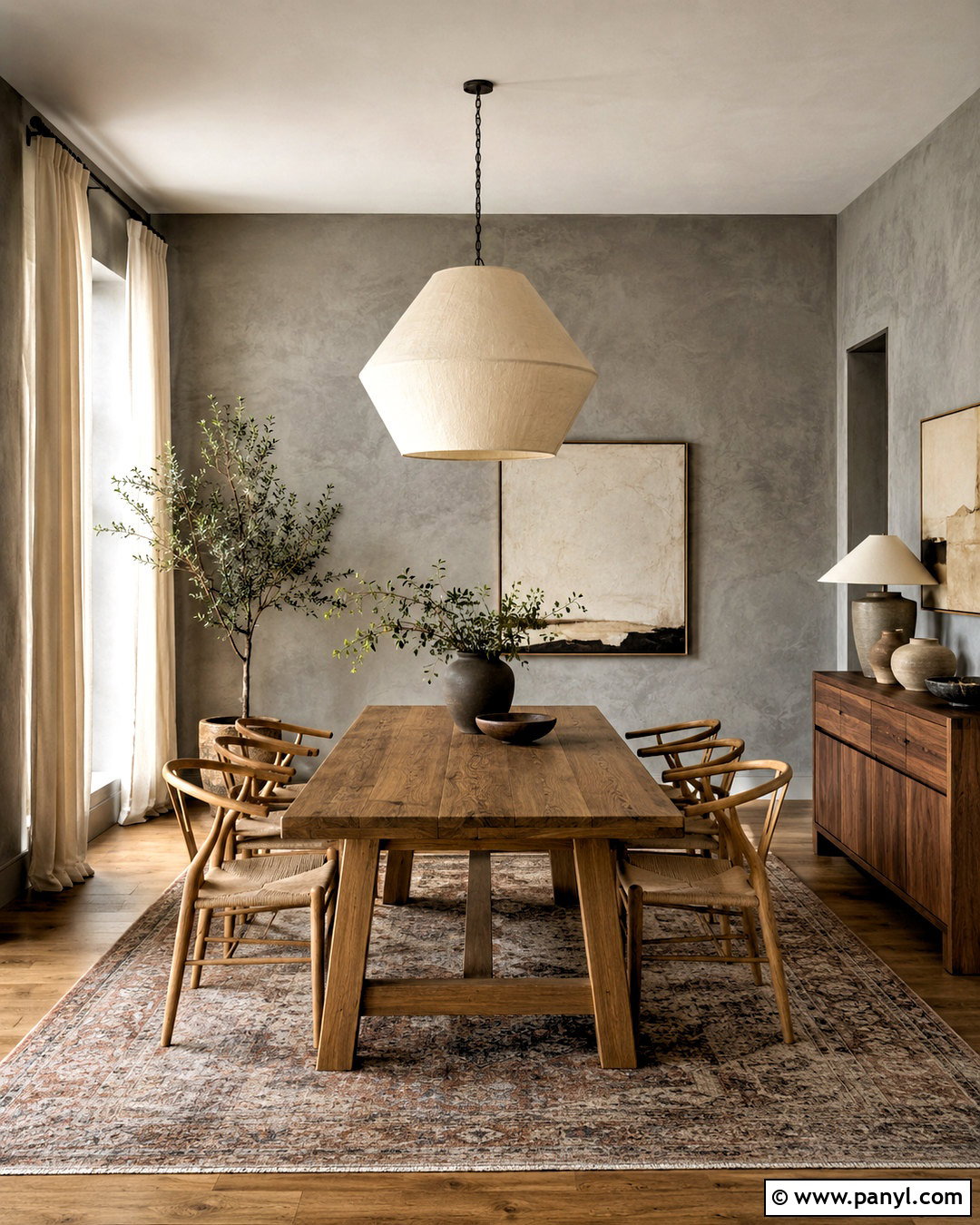 Grey Limewash Dining Room - 40 Grey Limewash Walls