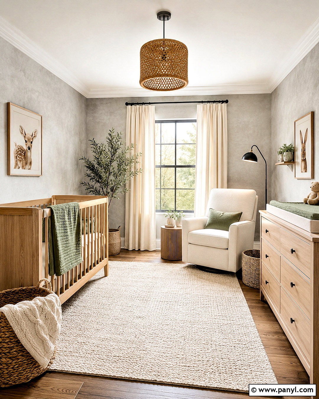 Grey Limewash Nursery Walls - 40 Grey Limewash Walls